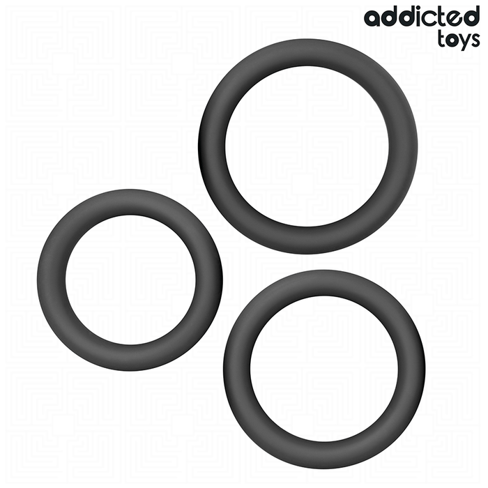Plug anal Lot D'anneaux Plats En Silicone – Addicted Toys