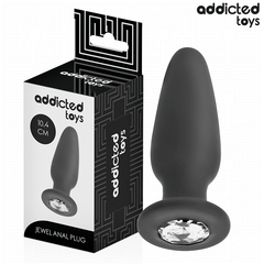 Plug anal Avec Bijou Taille M 10,4 cm – Addicted Toys