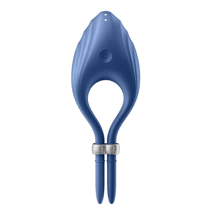 Anneau pénien vibrant Duelist – Satisfyer – Bleu