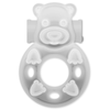 Anneau pénien vibrant Ring 26 Bunny – Casual Love – Transparent