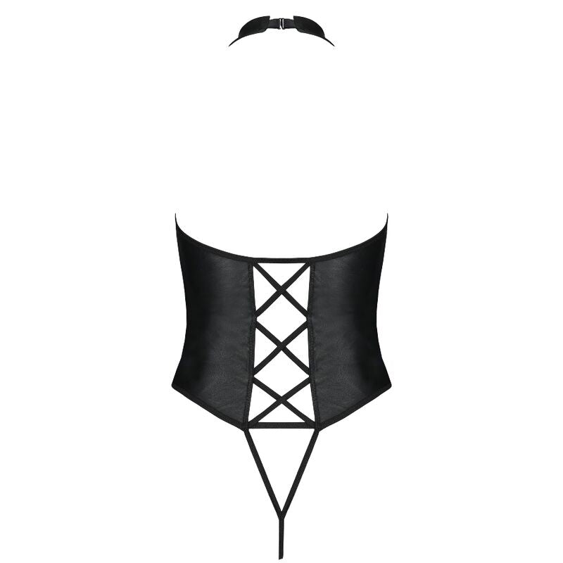 Body Nancy noir à liens croisés – Passion – vue complémentaire