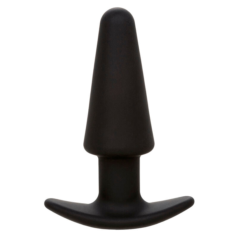 Plug anal vibrant Rock Bottom Tapered Anal Plug 10 Vibrations Silicone Noir – Calexotics