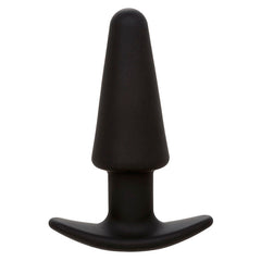 Plug anal vibrant Rock Bottom Tapered Anal Plug 10 Vibrations Silicone Noir – Calexotics