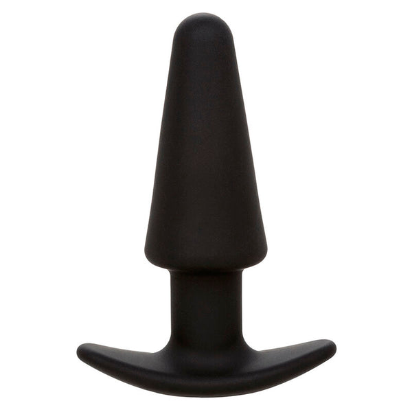 Plug anal vibrant Rock Bottom Tapered Anal Plug 10 Vibrations Silicone Noir – Calexotics
