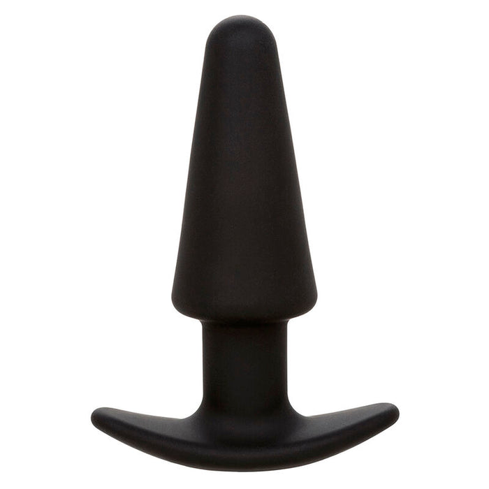 Plug anal vibrant Rock Bottom Tapered Anal Plug 10 Vibrations Silicone Noir – Calexotics