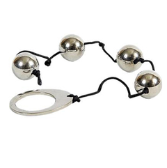 Chapelet anal Métal 4 perles 20 mm – Metal Hard