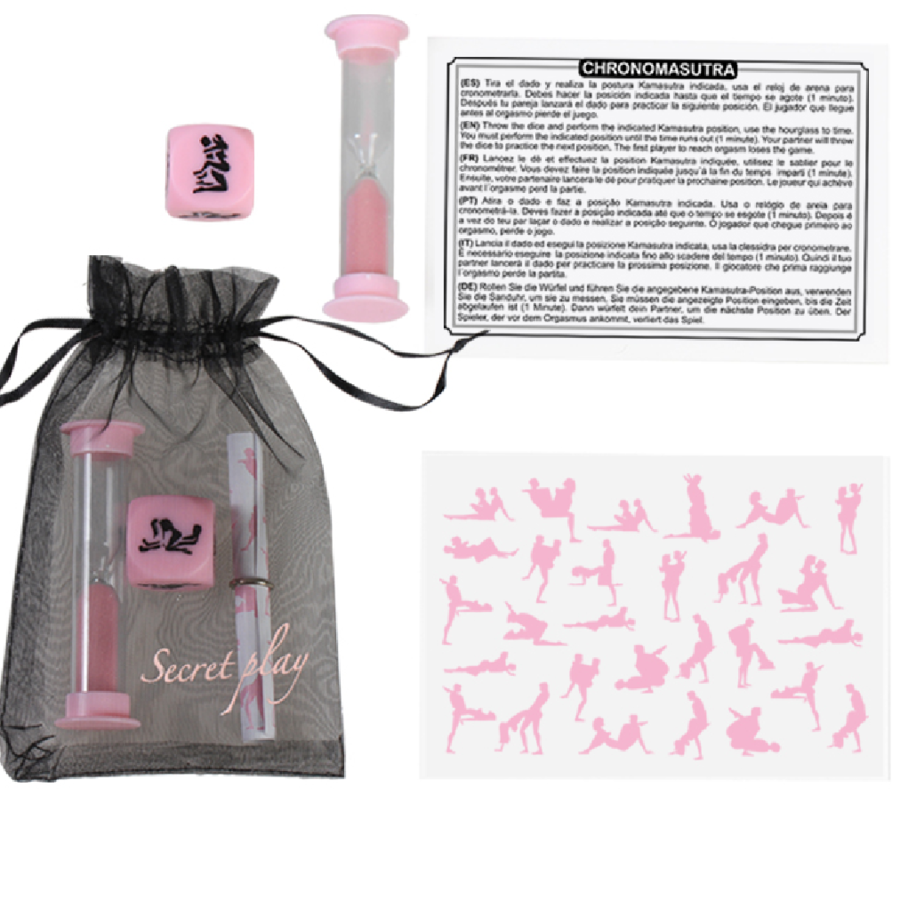 Kit de dés Chronomasutra avec sablier – Secretplay 100% Games