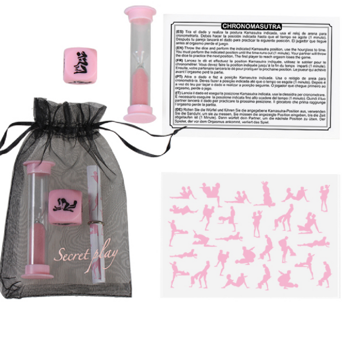 Kit de dés Chronomasutra avec sablier – Secretplay 100% Games