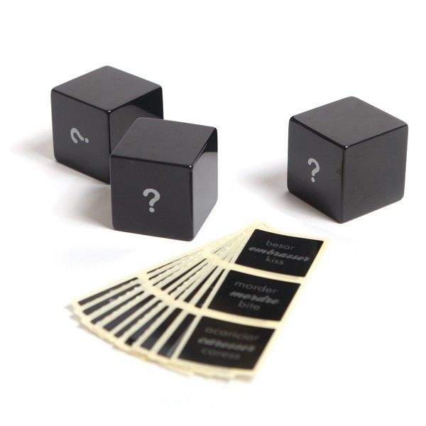 Jeu Lucky Dice of Love, trois dés – Bijoux Petits Bonbons