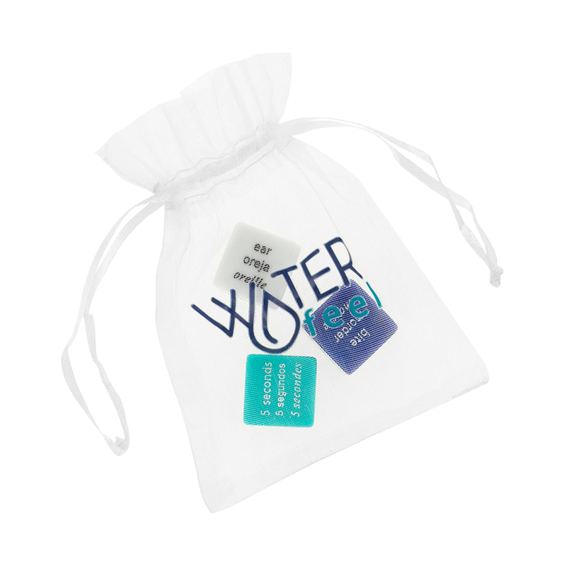 Dés érotiques, trois dés avec pochette – Waterfeel — vue 2