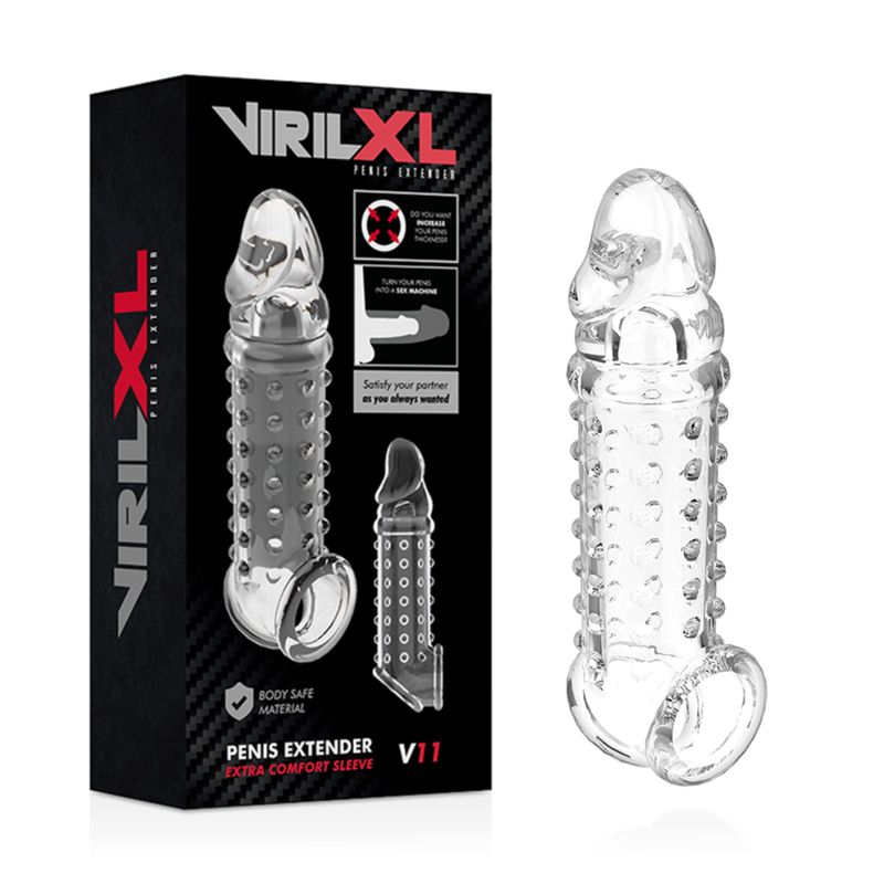 Gaine V11 VirilXL — emballage et produit