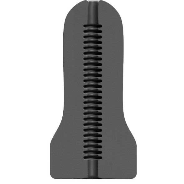 Chub All Black — coupe du canal strié