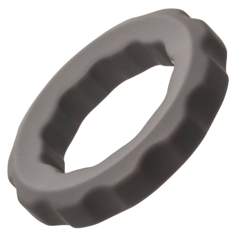 Anneau pénien Alpha Liquid Silicone Erect gris – CalExotics — autre vue