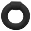 Anneau pénien Alpha Liquid Silicone Optimum noir – CalExotics — produit seul sur fond blanc