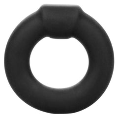 Anneau pénien Alpha Liquid Silicone Optimum noir – CalExotics — produit seul sur fond blanc