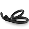 Double anneau pénien rabbit Tensy noir – Armony — produit seul sur fond blanc