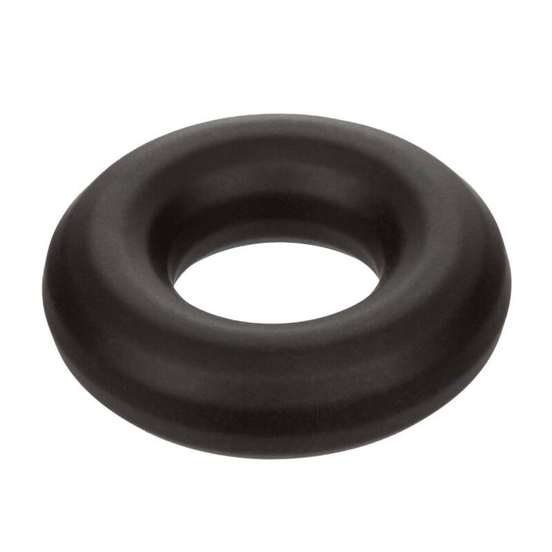 Anneau Alpha Liquid Silicone Prolong Medium noir – CalExotics — autre vue