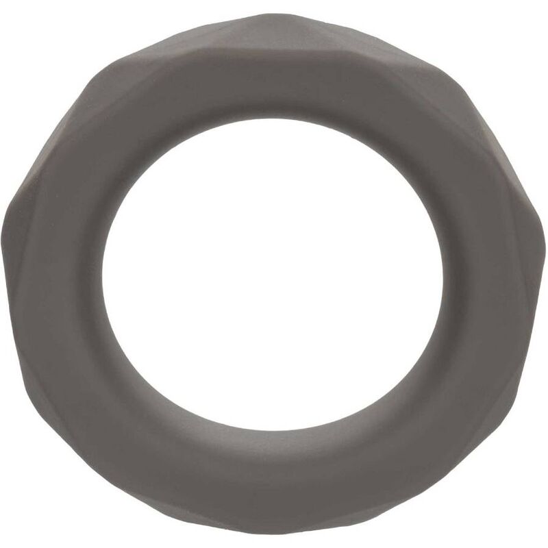 Anneau Alpha Liquid Silicone Prolong Prismatic gris – CalExotics — autre vue