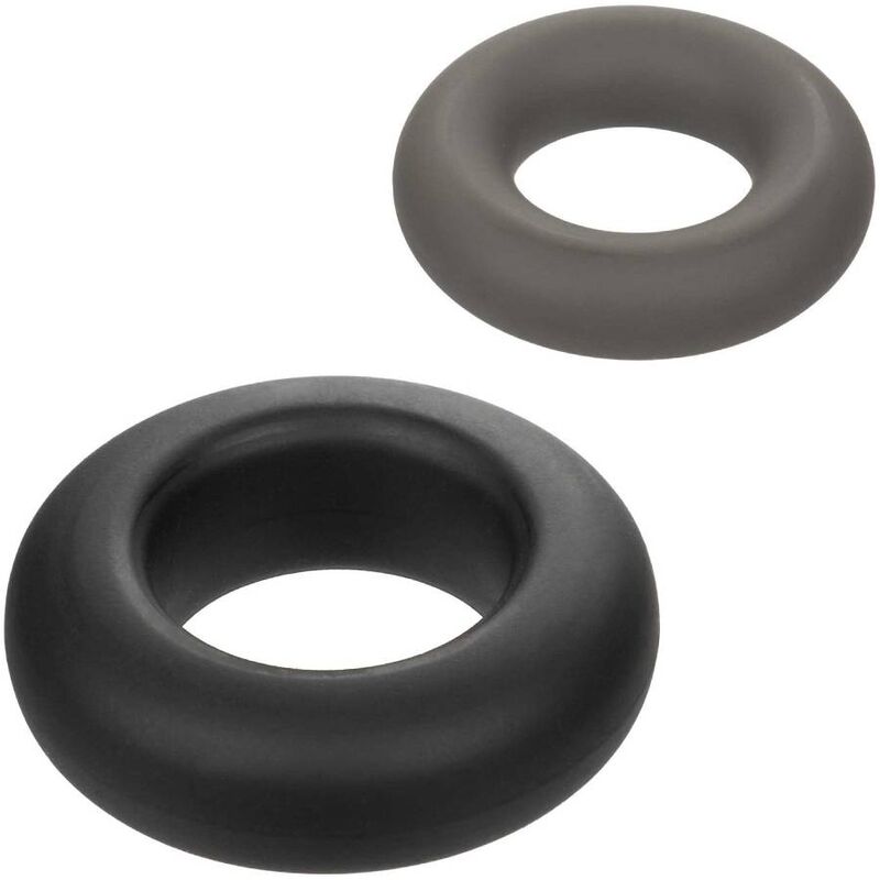 Lot de 2 anneaux Alpha Liquid Silicone Prolong – CalExotics — autre vue