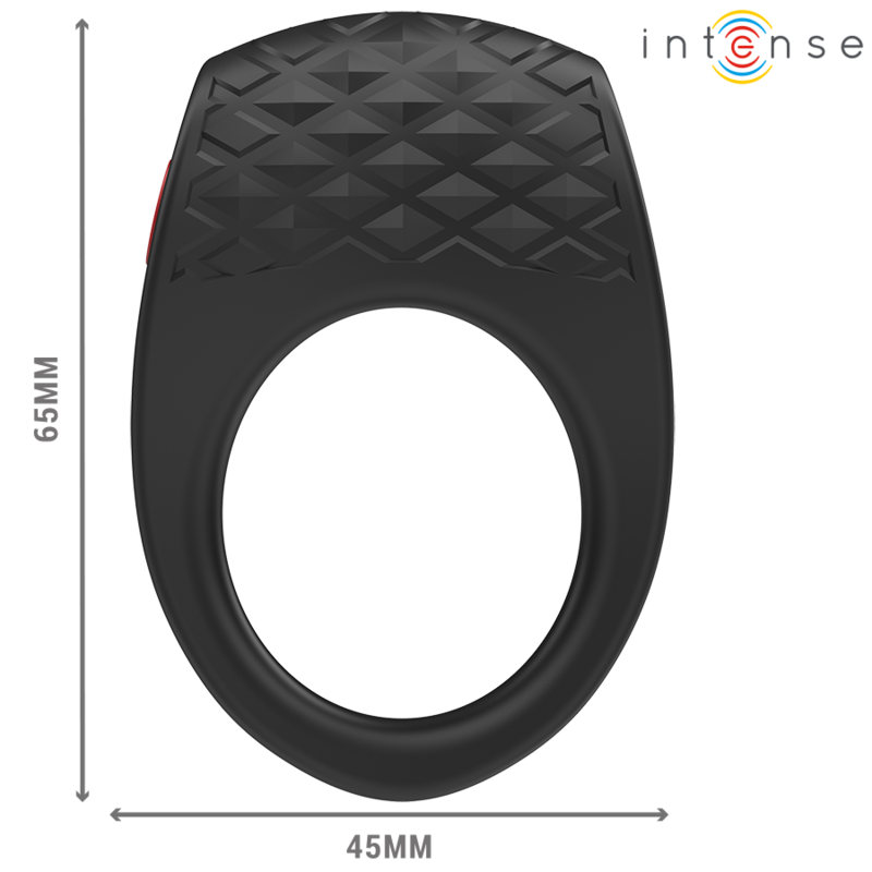 Anneau vibrant télécommandé Clover noir – Intense — autre vue