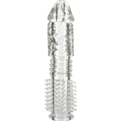 Gaine pénienne Texturée transparente – Seven Creations