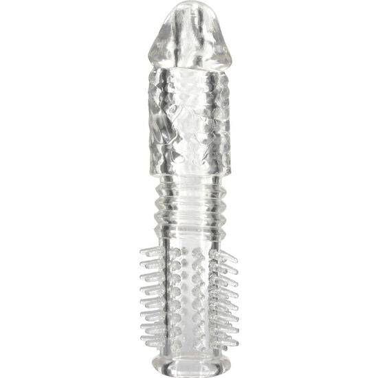 Gaine pénienne Texturée transparente – Seven Creations