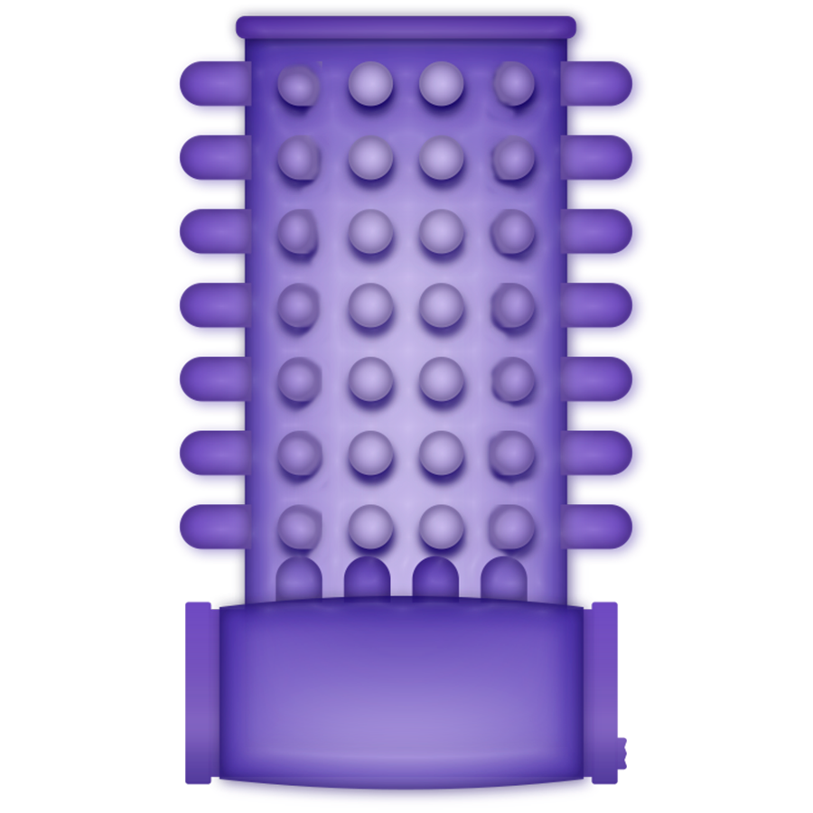 Gaine pénienne vibrante À reliefs vibrante – Casual Love – Lilas