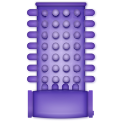 Gaine pénienne vibrante À reliefs vibrante – Casual Love – Lilas