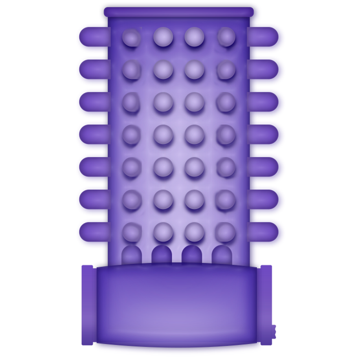 Gaine pénienne vibrante À reliefs vibrante – Casual Love – Lilas