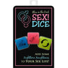 Jeu de trois dés Glow in the Dark Sex Dice – Kheper Games