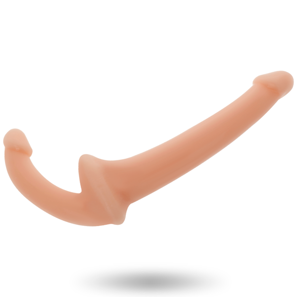 Gode double sans sangles couleur chair – Addicted Toys