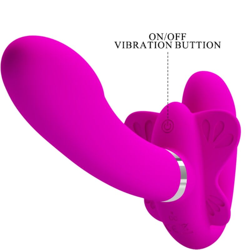Gode double Valerie rechargeable à douze modes – Pretty Love – vue complémentaire