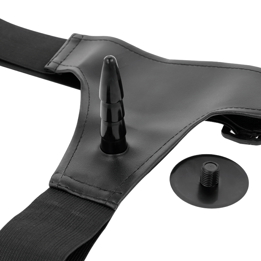 Harnais Peter avec gode gonflable – Harness Attraction – vue complémentaire