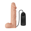 Gode Ultra Passionate 24 cm et commande filaire sur fond blanc – Baile