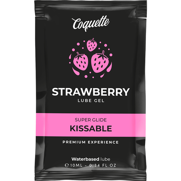 Lubrifiant Kissable fraise format poche 10 ml – Coquette
