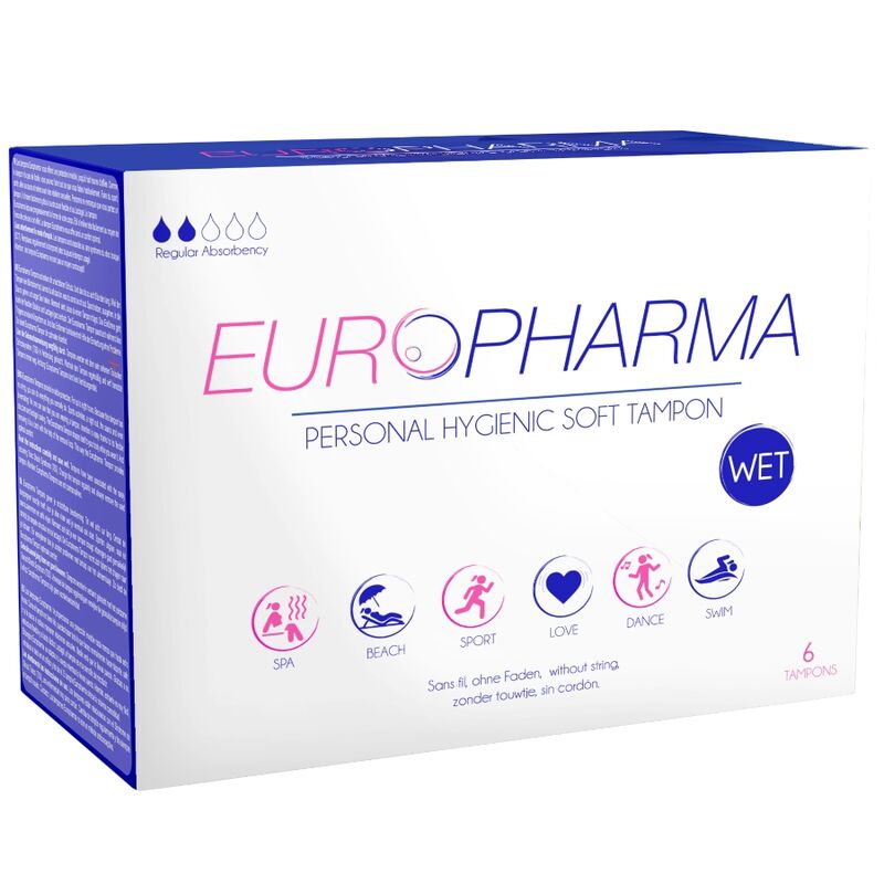 Tampons sans ficelle Action, 6 unités – Europharma