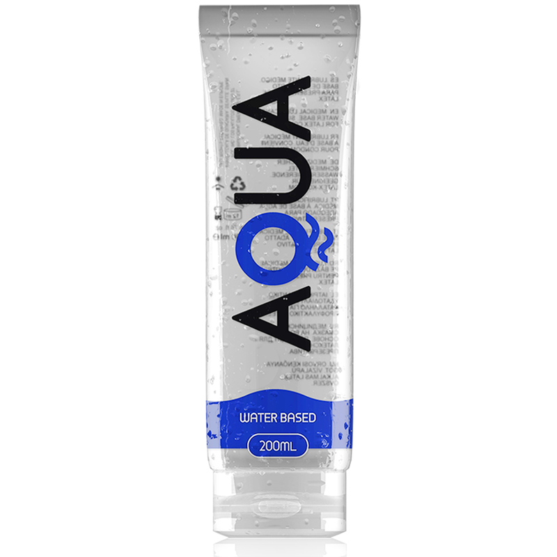 Lubrifiant à base d’eau 200 ml – Aqua Quality – vue principale sur fond blanc