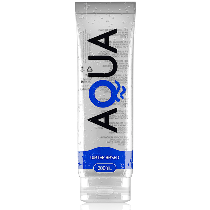 Lubrifiant à base d’eau 200 ml – Aqua Quality – vue principale sur fond blanc