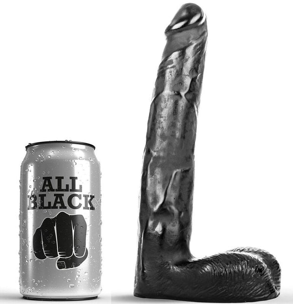 Gode réaliste 21 cm – All Black – vue 1