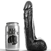 Gode réaliste Soft Black 20 cm – All Black – vue 1