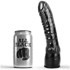 Gode réaliste Black 20 cm – All Black – vue 1