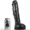 Gode réaliste Dong 29 cm – All Black — vue 1