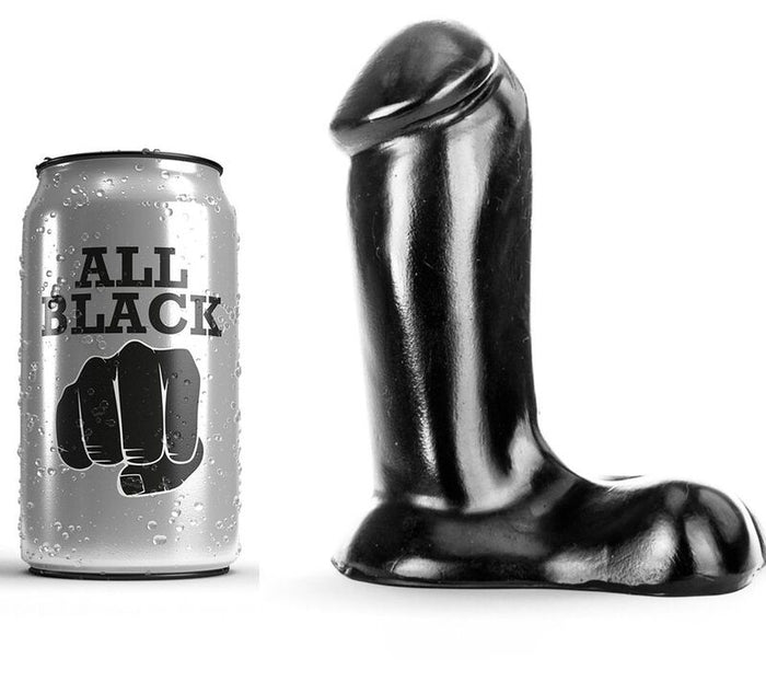 Gode réaliste 14 cm – All Black — vue 1