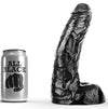 Gode réaliste Dong 25,5 cm – All Black — vue 1