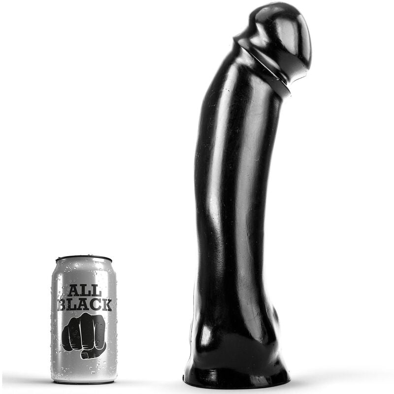 Gode réaliste Dong 33 cm – All Black — vue 1