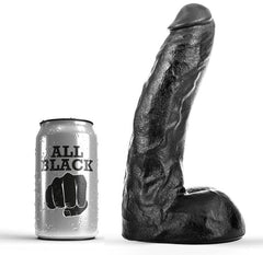 Gode réaliste Dong 22 cm – All Black — vue 1