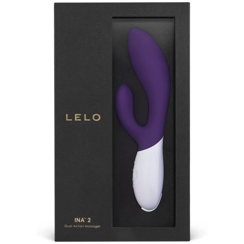 Vibrateur rabbit LELO Ina Wave 2 lilas – vue 2