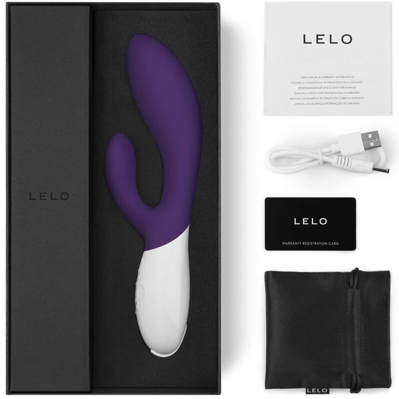 Vibrateur rabbit LELO Ina Wave 2 lilas – vue 3
