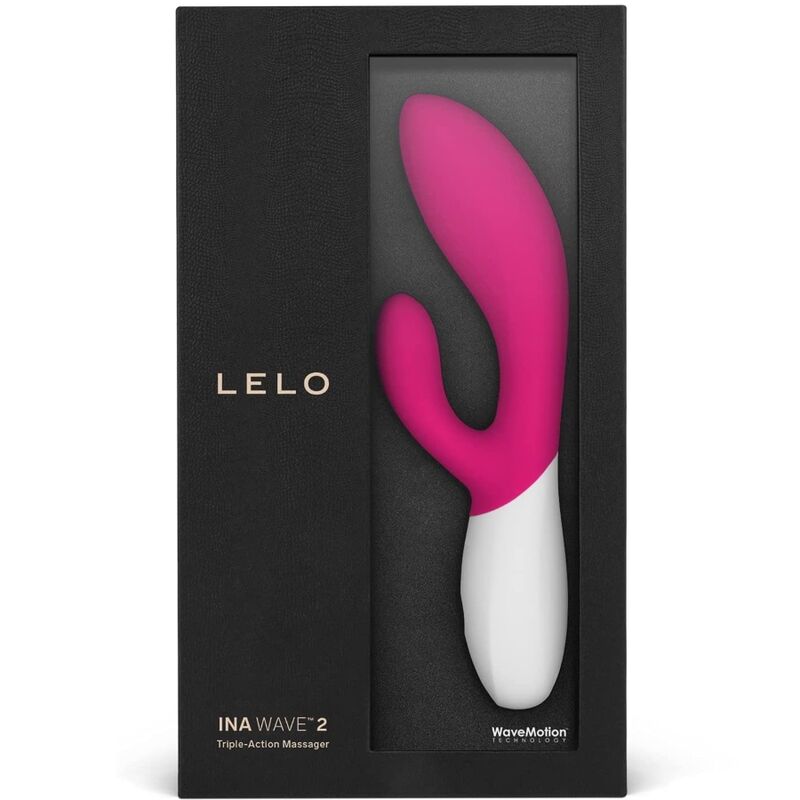 LELO - INA WAVE 2 VBRADOR LUXE MOUVEMENT SPÉCIAL CERISE – vue 4