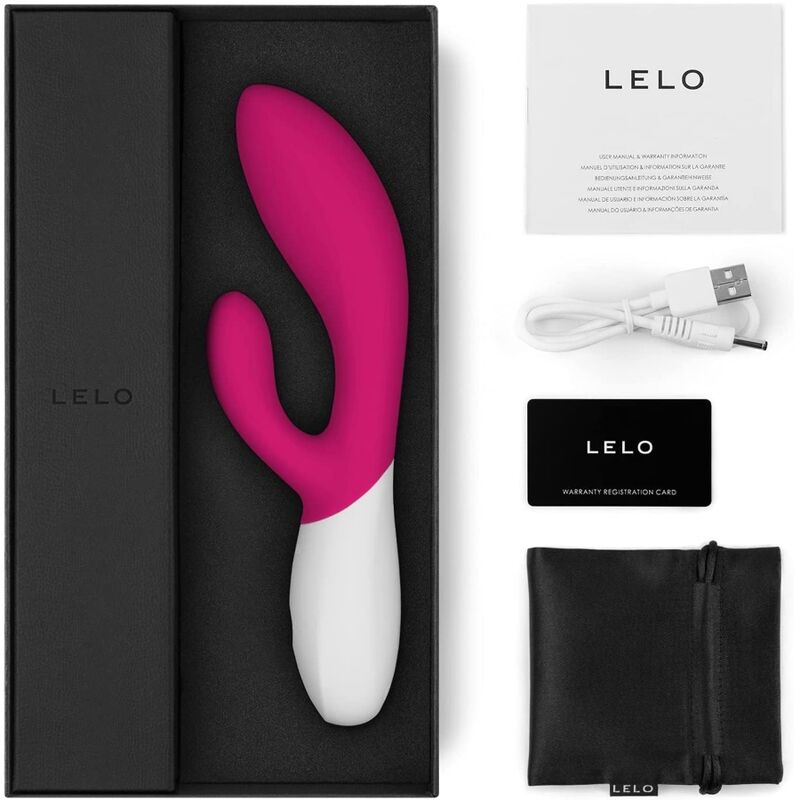 LELO - INA WAVE 2 VBRADOR LUXE MOUVEMENT SPÉCIAL CERISE – vue 3